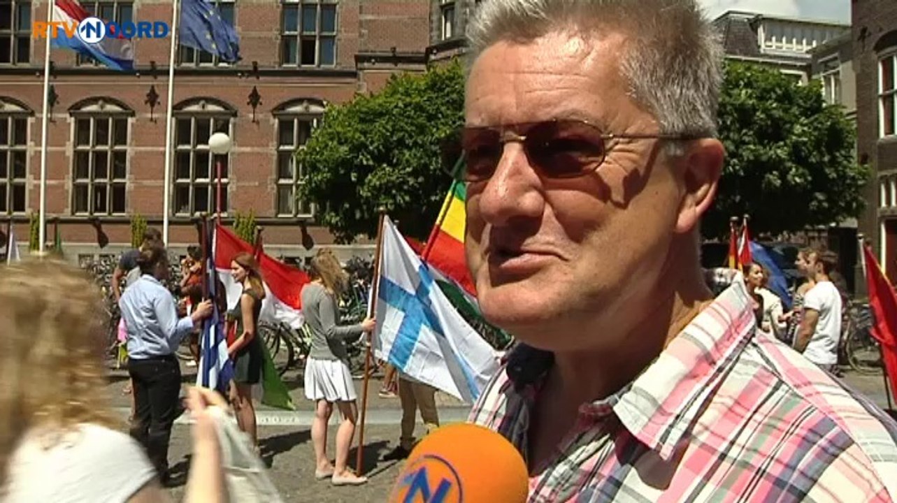 Bonte optocht hoogleraren RUG - RTV Noord