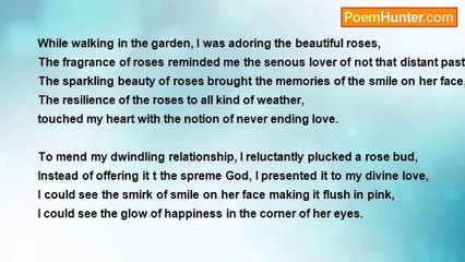 Jay P Narain - Making it up with a rose bud