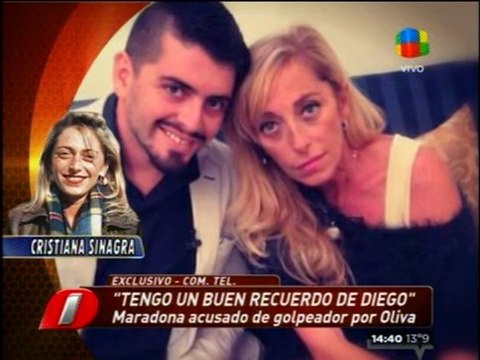 Cristiana Sinagra defiende a Maradona