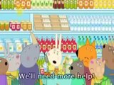 Peppa Pig Miss Rabbit's Day Off with subtitles