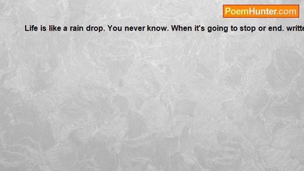 Susie Sunshine - Life is like a rain drop