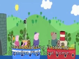 Peppa Pig Grandpa Pig's Boat with subtitles