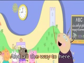 Peppa Pig  Episodes Fun Run with subtitles