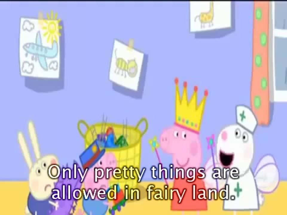 Peppa Pig Richard Rabbit Comes to Play with subtitles