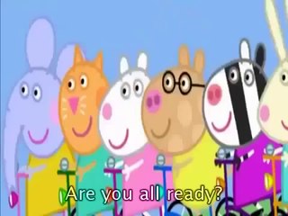 Peppa Pig The Cycle Ride with subtitles