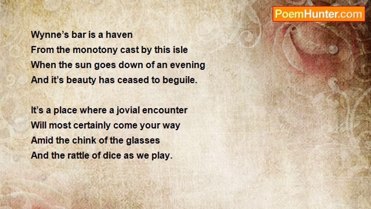 Terry Brewer - Wynne's bar, Mahe, The Seychelles Islands