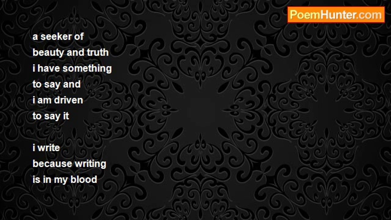 Faith Elizabeth Brigham - I Write