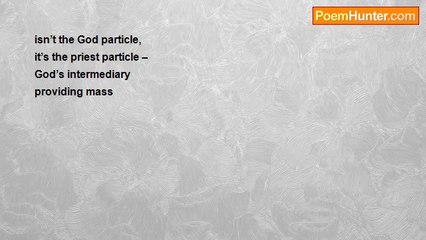 Godfrey Rust - Higgs Boson