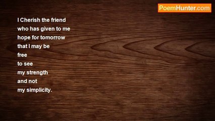 S.W. Clark - Cherish the Friend