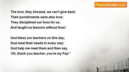 Dr John Celes - Teacher’s Day 2007