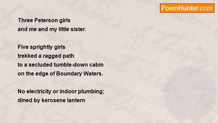 Joyce Chelmo - Peterson’s Wilderness Cabin