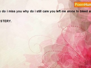 Jessica Aranda - Why do you hurt me so much