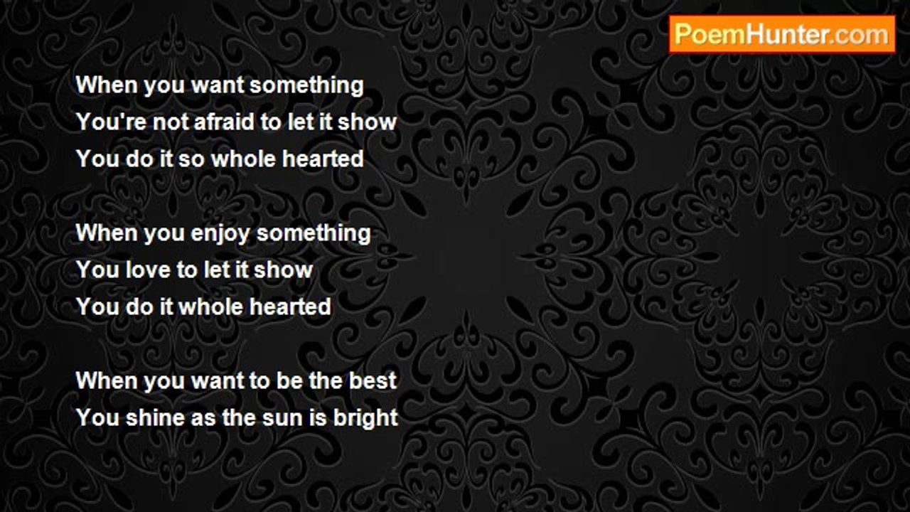 Pookey's Poems - Whole Hearted