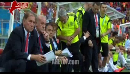 هدف اسبانيا الاول في هولندا  0 برازيل 2014 كأس العالم brasil