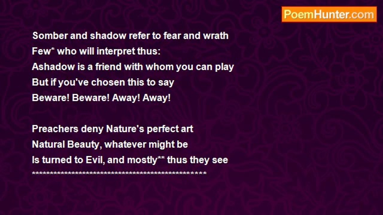 Maya Took - Reproach To Litterary Preachers (teachers, lecturers and all succumbed to that category)