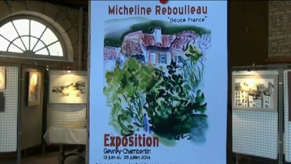 Micheline REBOULLEAU expose à GEVREY CHAMBERTIN