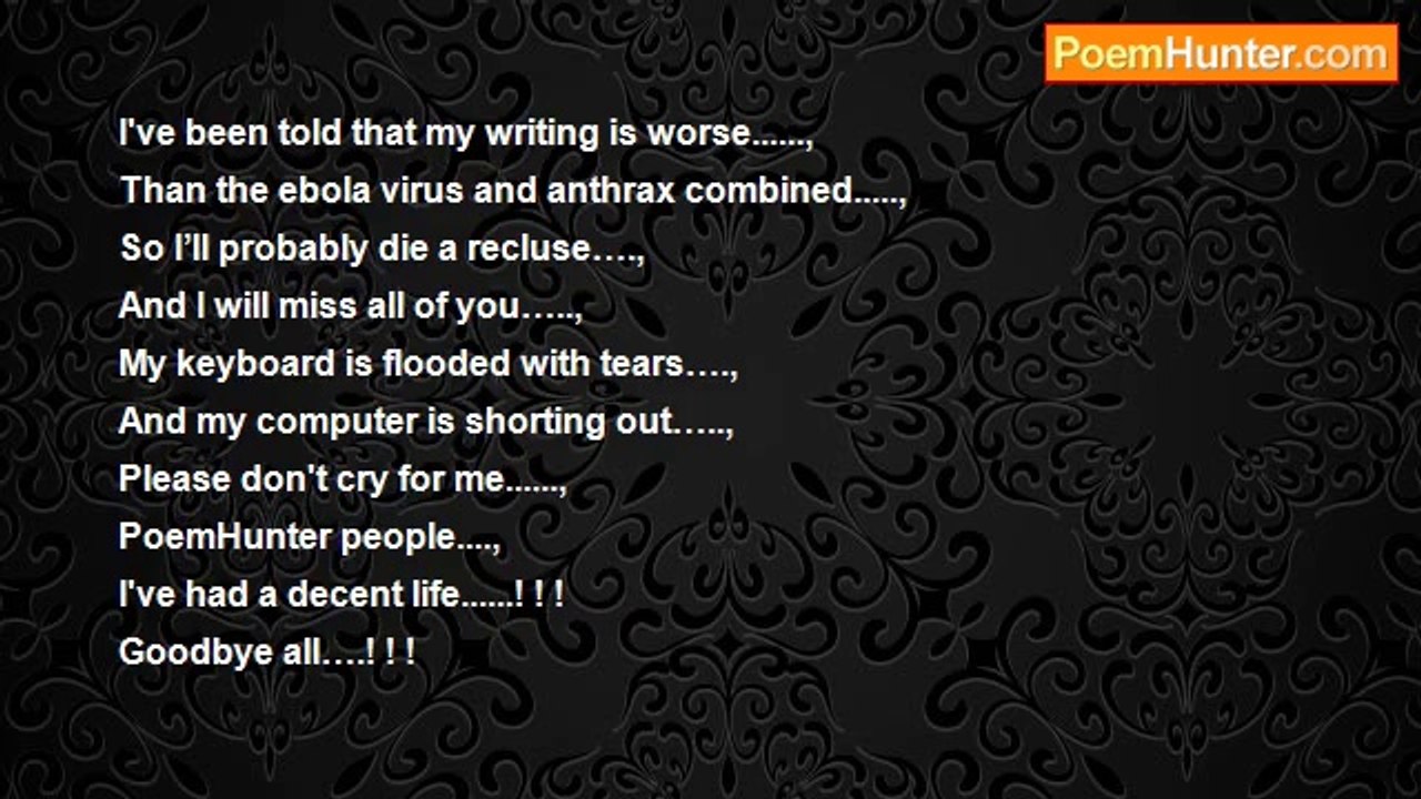 Trade Martin - “POET PROTECTION PROGRAM” (The party's over....! ! !)