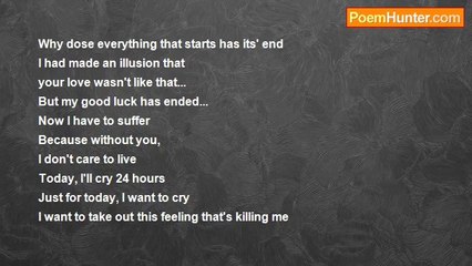 Tears of sorrow ... - My Feelings