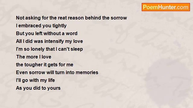 Tears of sorrow ... - My Sorrow