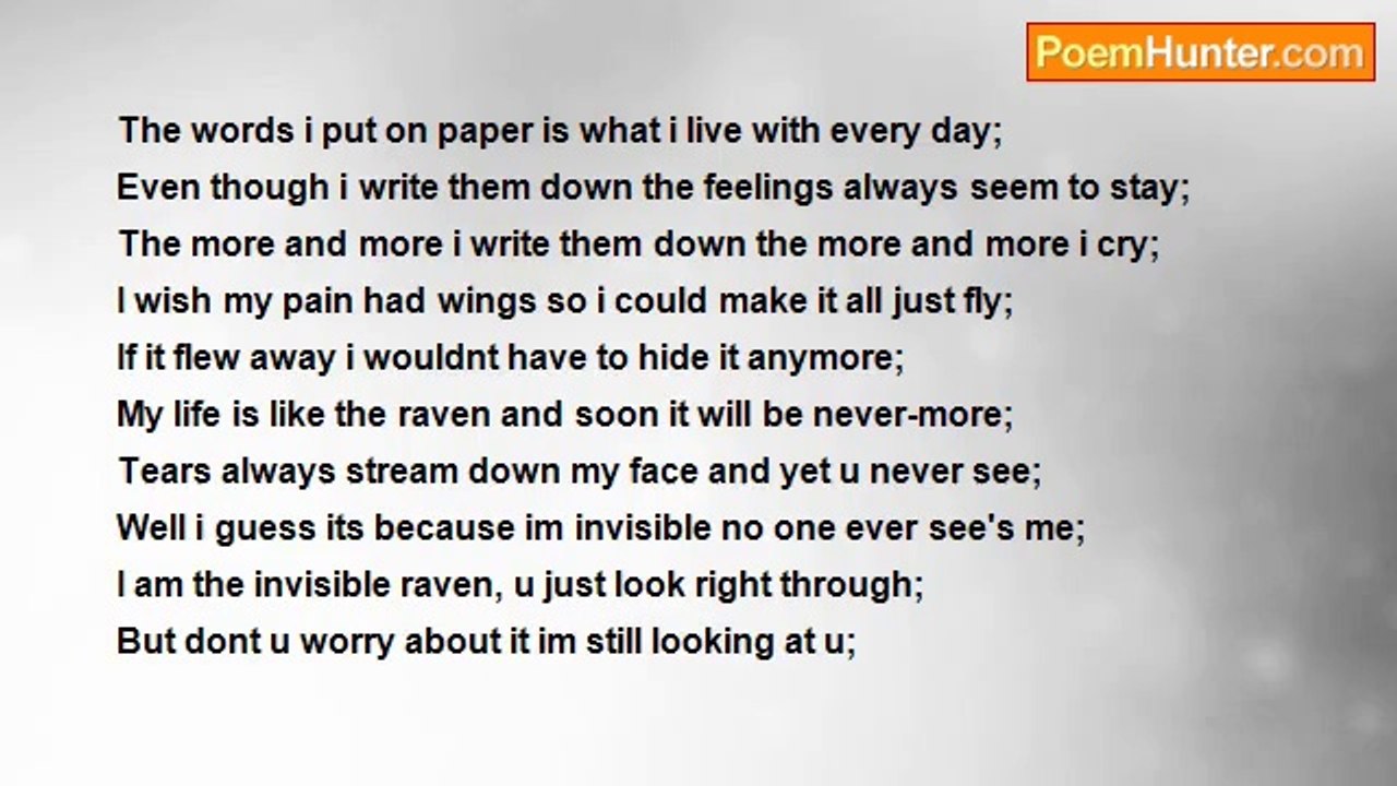 Melissa Broomhead - The Invisible Raven