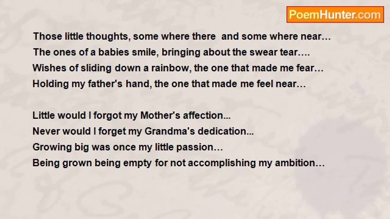 Anand Kumar - Memories…those sweet little memor...