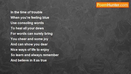 Seema Chowdhury - Consoling Words