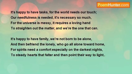 Patti Masterman - It's happy to have tasks