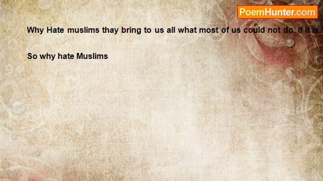 Luke Pulse - Why Hate Muslims