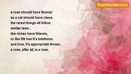 moon batchelder - A Rose Should Have Thorns