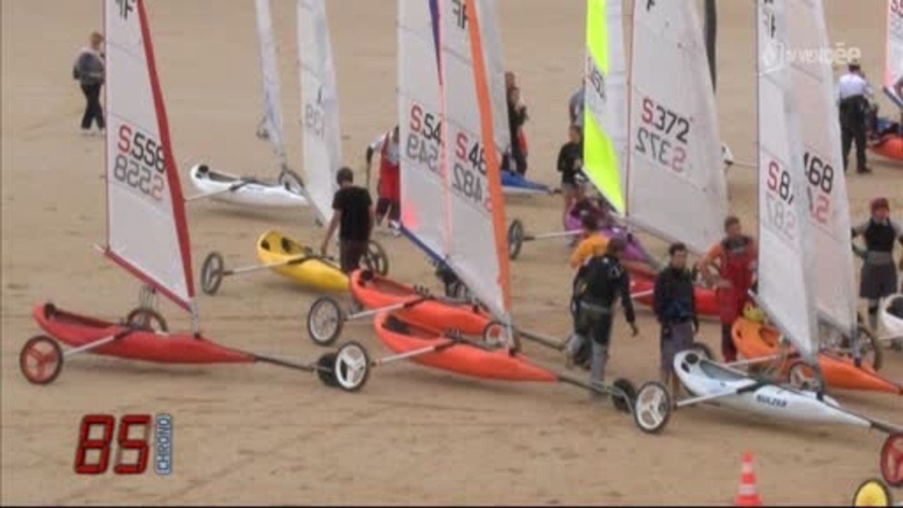 Le Championnat de France de char à voile 2014 en Vendée