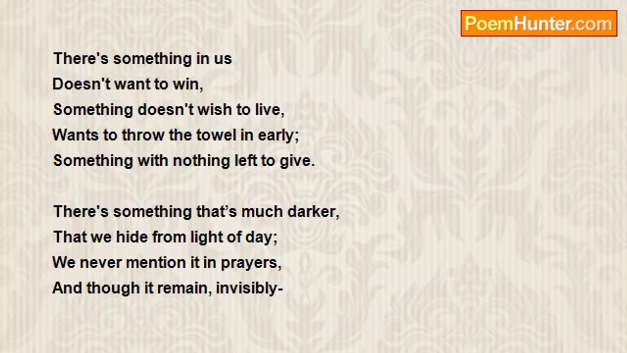 Patti Masterman - There's something in us