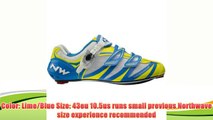 Best buy Northwave Evolution SBS Shoes Mens Road Cycling Lime/Blue 43eu 10.5us,