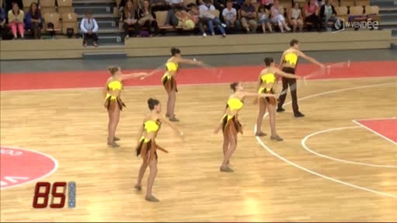 Les championnats de France de twirling bâton au Vendéspace