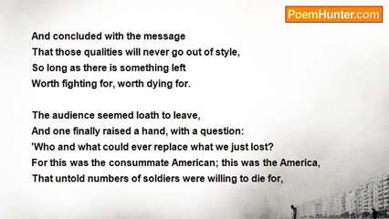 Patti Masterman - Mourning a Death