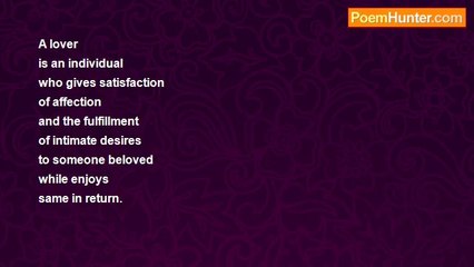 Marvin Brato Sr - A Lover