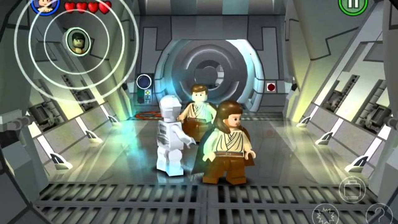 Lego Star Wars game level 1