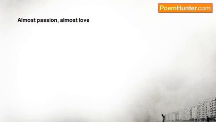 Aldo Kraas - ALMOST PASSION, ALMOST LOVE