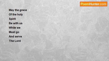 Aldo Kraas - THE GRACE OF THE HOLY SPIRIT