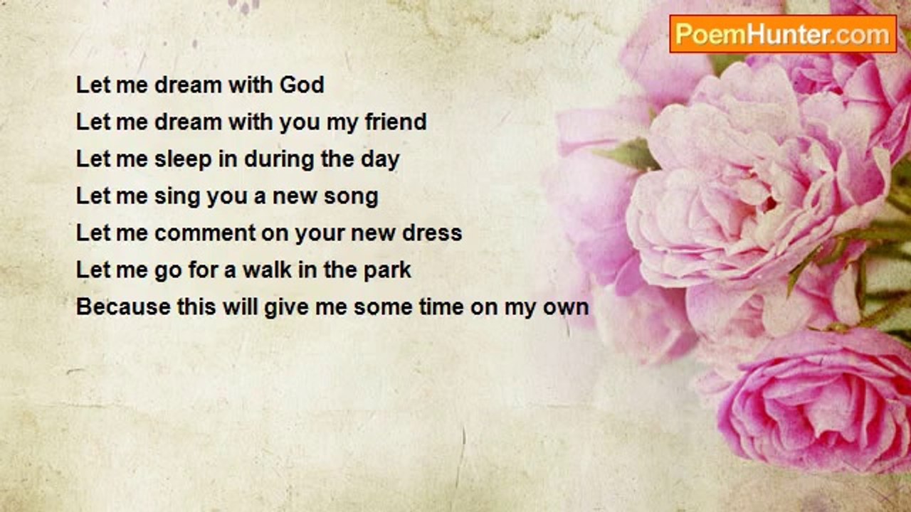 Aldo Kraas - LET ME DREAM HYMN