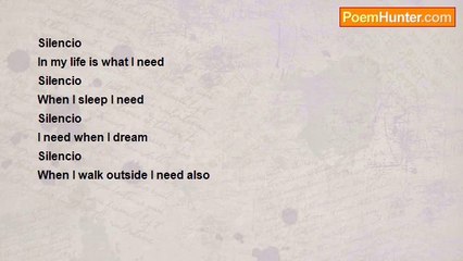 Aldo Kraas - SILENCIO