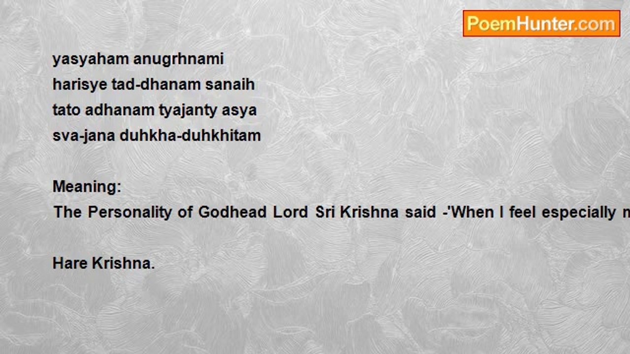 GAURAV SILWAL - Special Verse From Bhagavata Purana (Srimad Bhagavatam)