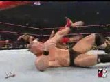 WWE Raw  - Brock Lesnar  F5 on Ric Flair