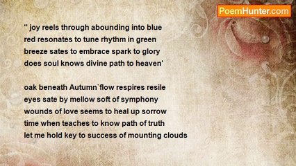 Dr subhendu kar - autumn`s flow