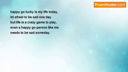 john exan rey llorente - Happy go lucky