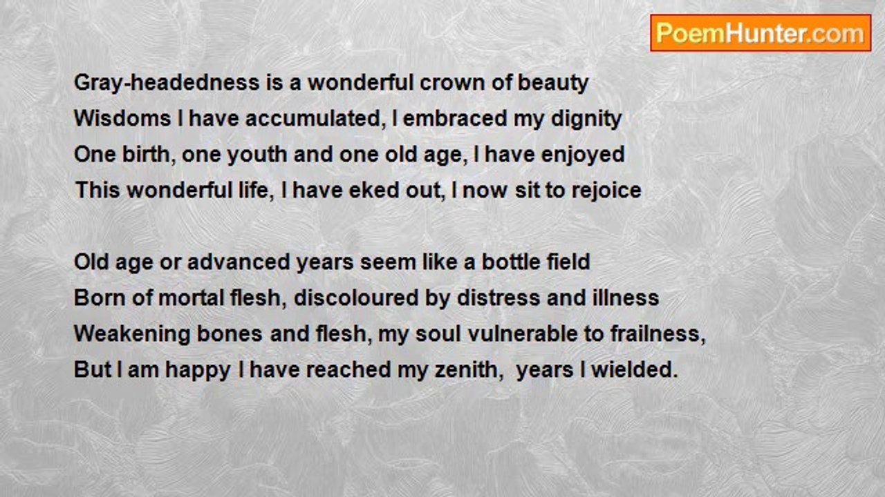 John G. Nelson - Old age feel good