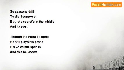 r james sterzinger - The Dance...With a Line From Frost....For S. P.