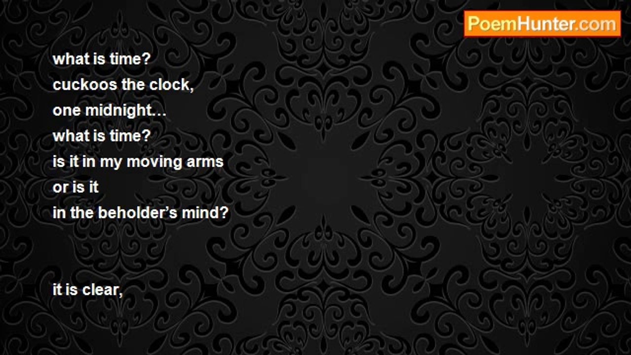 Raj Arumugam - raj arumugam nonsense verse 18: cuckoo clock