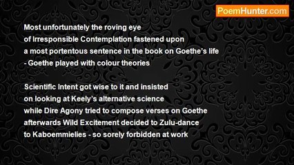 Margaret Alice - Goethe: A Theory of Colour