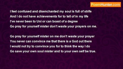 Francis Duggan - Go Save Your Own Soul Mister