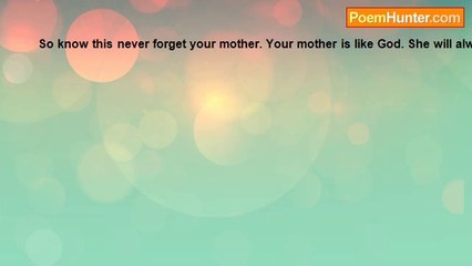 Susie Sunshine - So know this never forget your mother